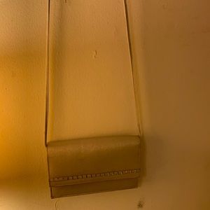 Valenti Franco evening bag.  In grey condition.  Silver metallic in color